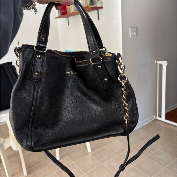 kate spade Handbags - Kate Spade Black Leather Handbag Kori